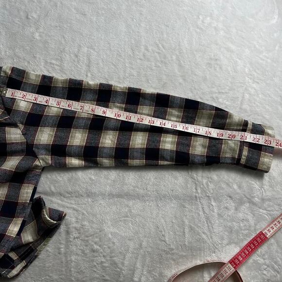 Duke Haband Pearl snap flannel shirt men’s size medium - Picture 5 of 8
